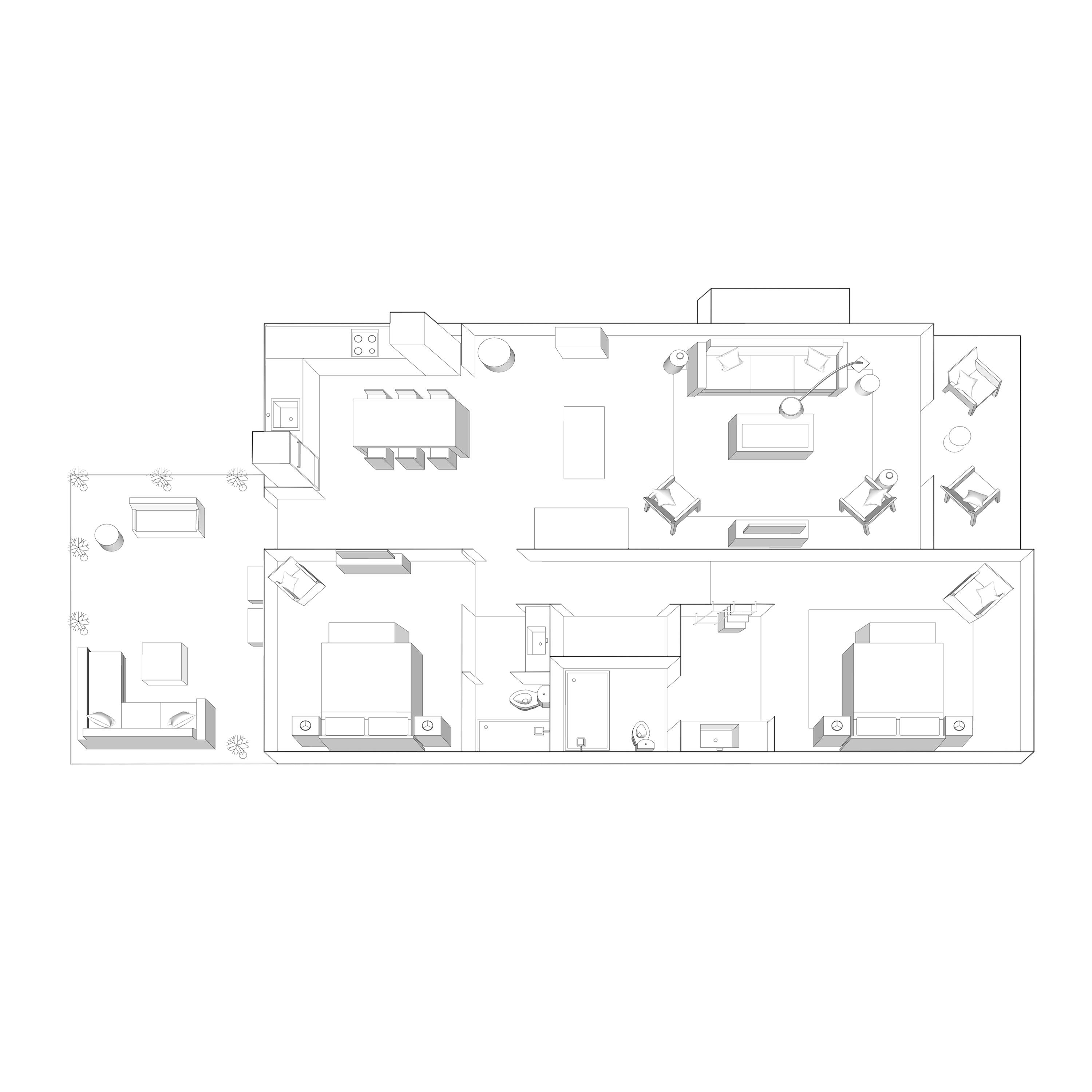 2 Bedroom Suites Nashville, TN, Hotels | Bode Nashville Hotel