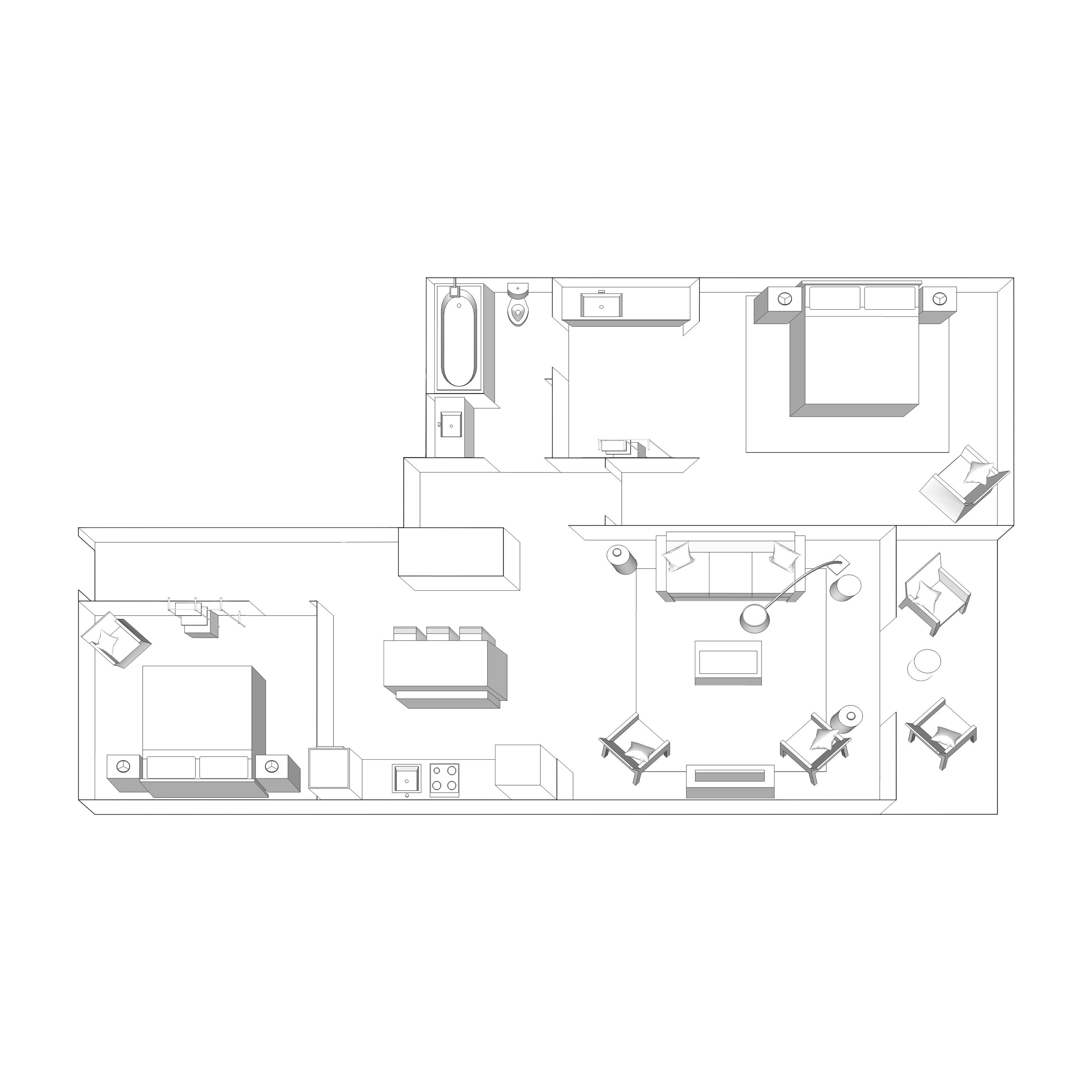 2 Bedroom Suites Nashville, TN, Hotels | Bode Nashville Hotel